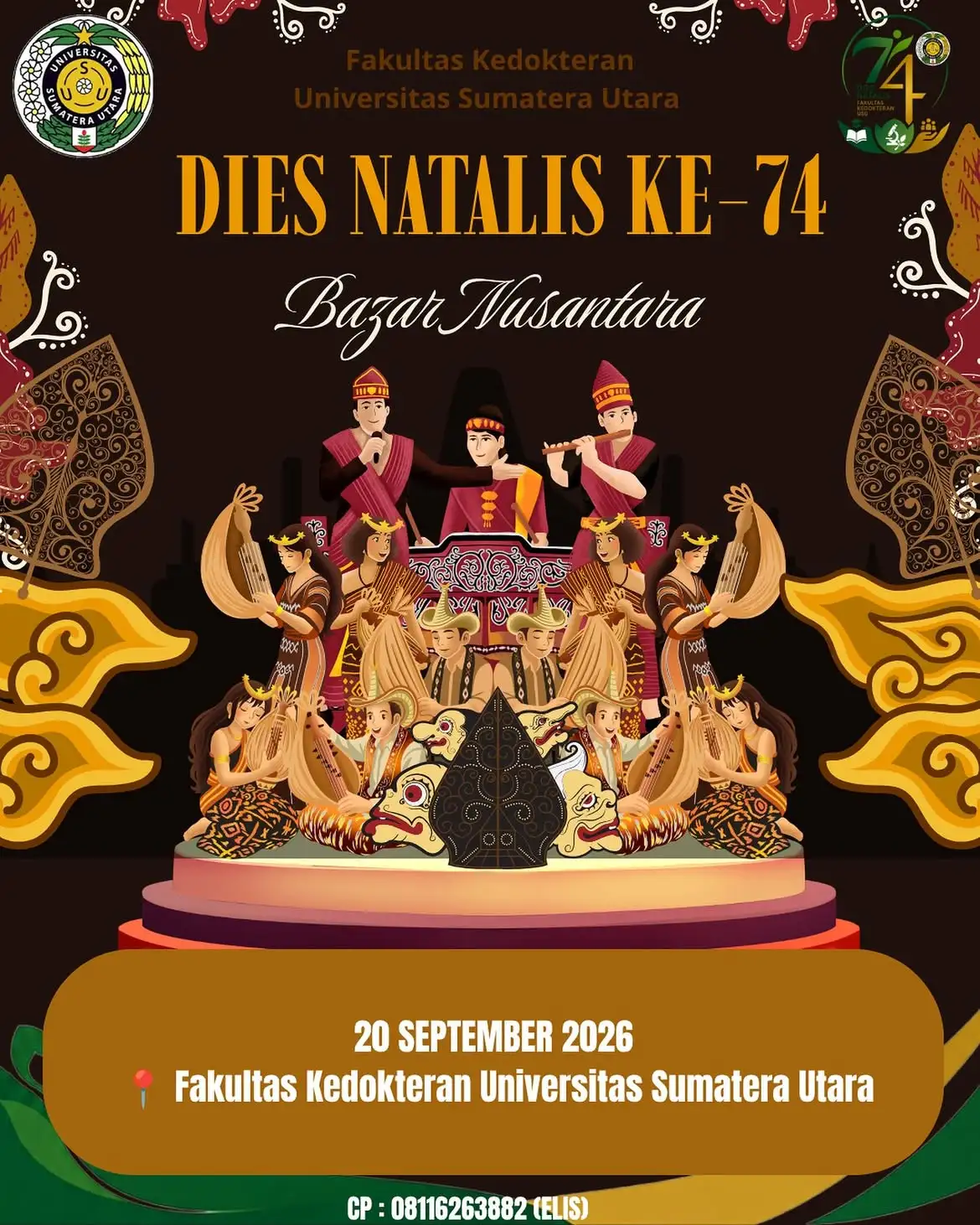 Bazar Nusantara pada Dies Natalis ke-74 Fakultas Kedokteran